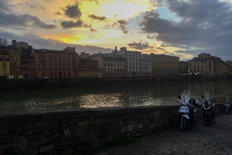 The Arno River, photo by the author