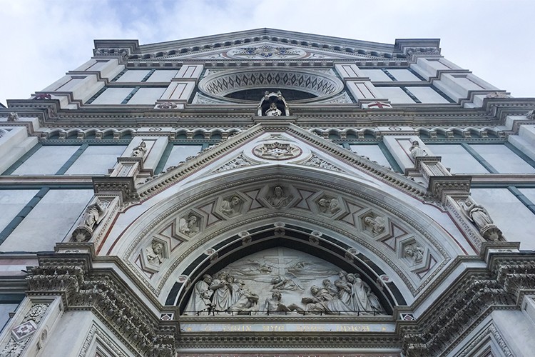 Facade of the Basilicata di Santa Croce 