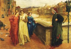 Dante and Beatrice, painting by Henry Holiday